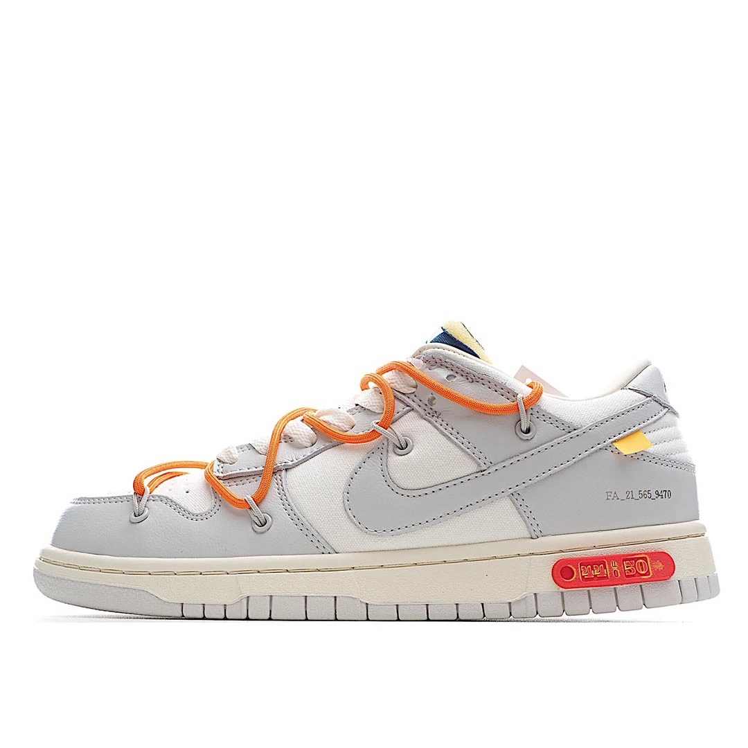 Off-White x Nike Dunk Low ’12 of 50′ OW Sneakers