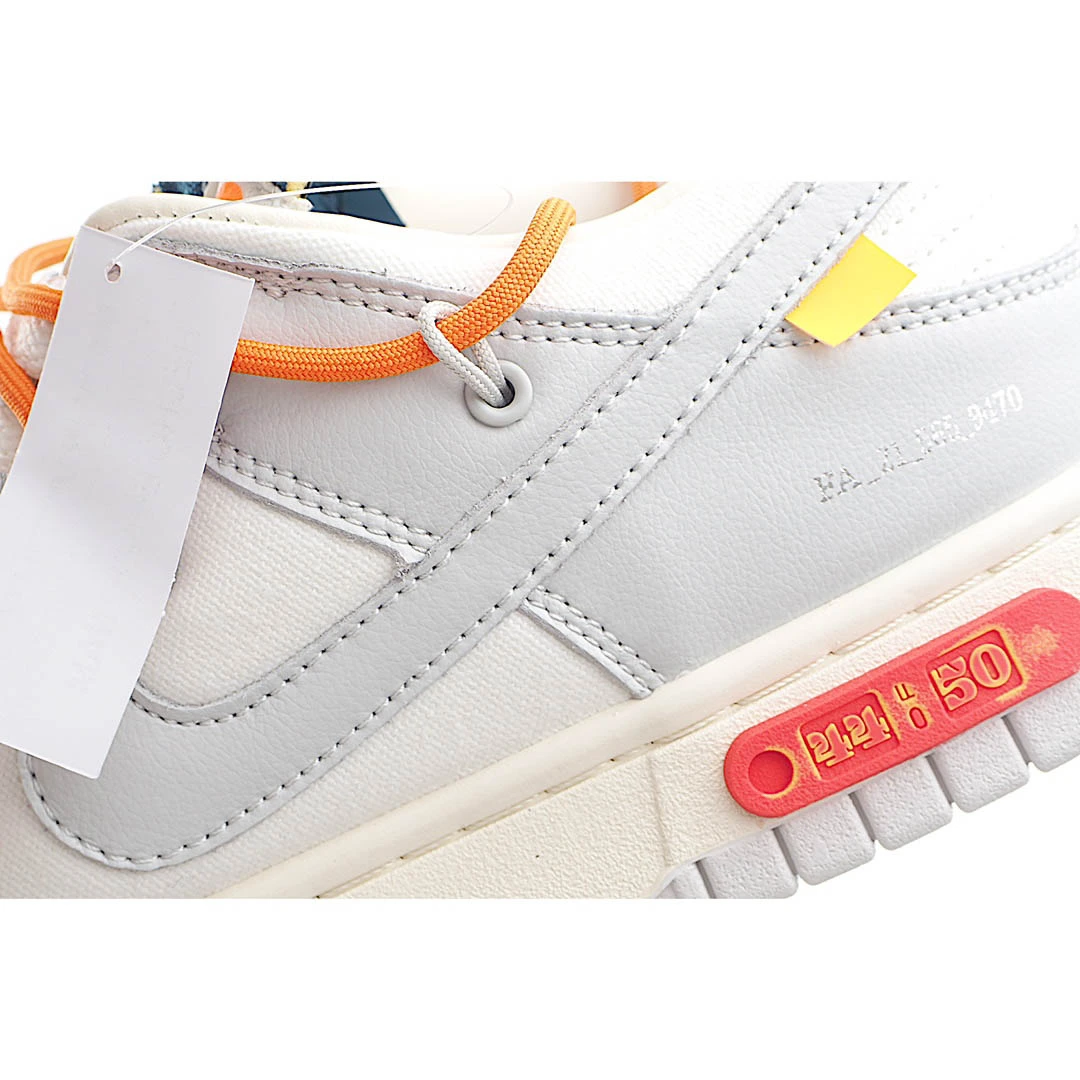 Off-White x Nike Dunk Low ’12 of 50′ OW Sneakers