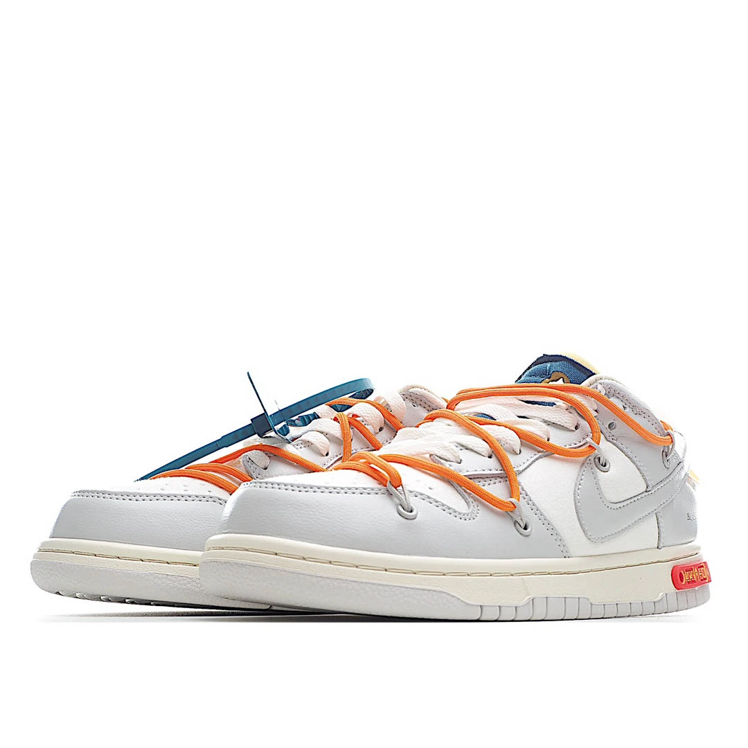 Off-White x Nike Dunk Low ’12 of 50′ OW Sneakers