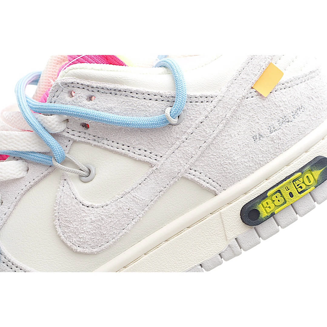 Off-White x Nike Dunk Low ’12 of 50′ OW Sneakers