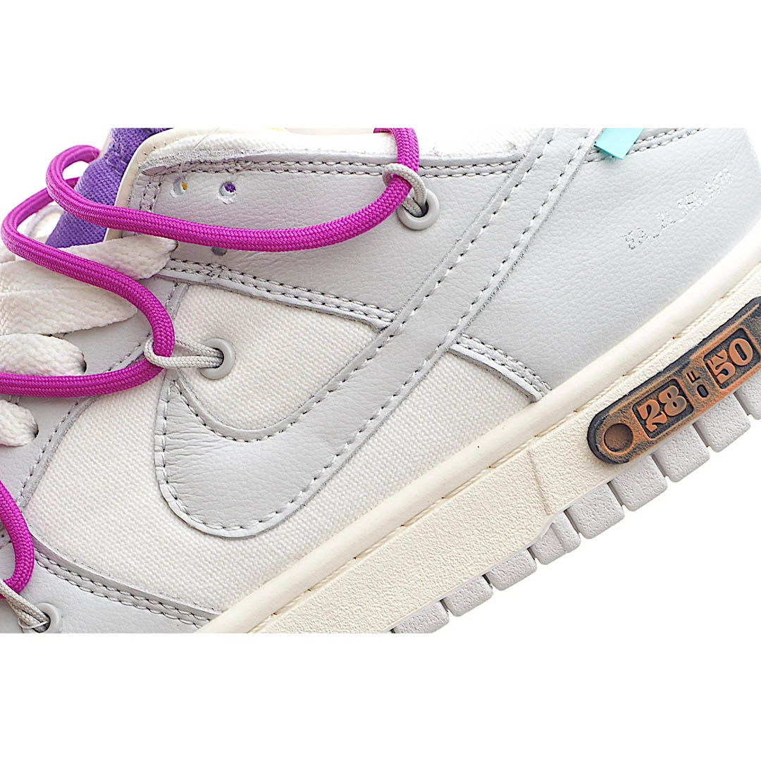 Off-White x Nk Dunk Low ’12 of 50′ OW Sneakers