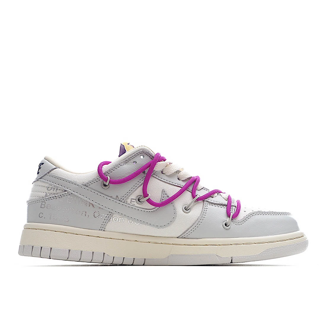 Off-White x Nk Dunk Low ’12 of 50′ OW Sneakers