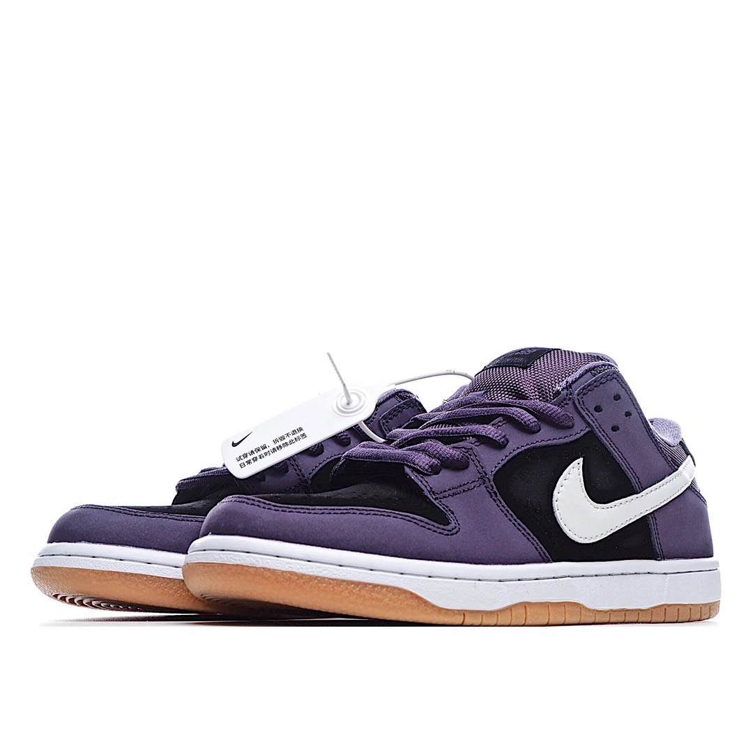 WMNS Nike SB Dunk Low Pro QS Raw Gum Purple Low Sneakers